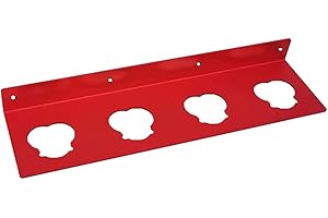 Donkivvy Batteriehalter für M12, 4 Steckplätze Batteriespeicher für 4 Stück M12 Batterie, Halterung Wandregal mit 4 Steckplätzen für Akku-Werkzeuge