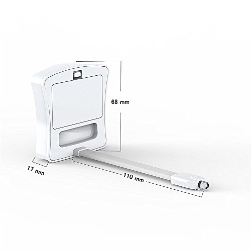 IDEALEBEN LED Toilette Lampe WC Nachtlicht mit Bewegungs- und Licht-Sensor Batteriebetrieben und 8 Farbenwechsel - 6