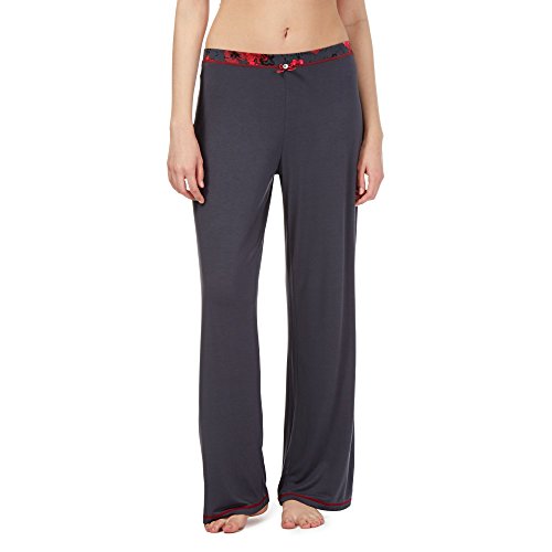 Gorgeous Dd+ Womens Grey Rose Pyjama Bottoms 12