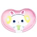 Produktbild HIMRY weiche Handballen Auflage, Ergonomisch geformte Silikon Handauflage, Gel Handgelenkauflage mit Lustigem Cartoon Motiv, Rutschfeste Flex Auflage, Weißer Hase, KXC5113 whiterabbit