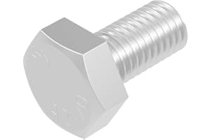 Tornillo de cabeza hexagonal SECCARO M8 x 16 mm, acero inoxidable V2A VA A2, DIN 933 / ISO 4017, cabeza hexagonal, 20 piezas