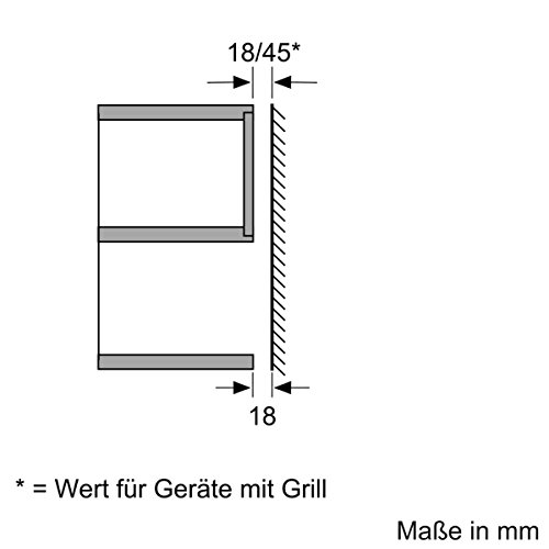 BOSCH HG Serie 4 HMT75M551 Mikrowellen / Einbau / 800 Watt / 17 Liter Garraum - 8