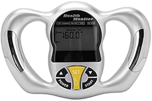 Zwinner Body Fat Measurement Device, Digital Body Fat Analyzer, Professional Handheld Portable BMI Measurement Tool Body Fat Loss Monitors for Women, Men, Lose Weight Control Device