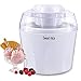 Produktbild RspvD Eismaschine, Ice Cream Maker mit abziehbarer Rühreinheit und doppelwandigem Gefrierbehälter, Yoghurt & Sorbet & Eiscreme Machine, 1.5L, Einstellbare 30-Minuten-Timer