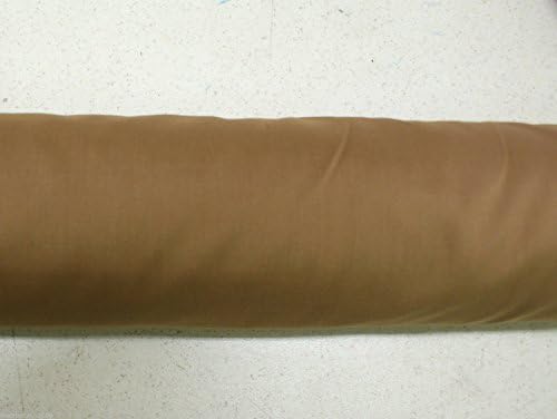 Polycotton Camel Fabric Material Plain Colour By The Metre 115cm wide (45")