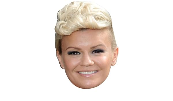 Kerry Katona Short Quiff Hair Celebrity Face Mask Amazon Co Uk