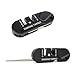 Produktbild KOBWA Multifunktion Messerschärfer EDC Hochwertige Wolframstahl Messerschärfer Bequem Langlebige Outdoor-Werkzeuge Taktisch 2 Stufen Spitzer mit Schlüsselanhänger Loch Tungsten Steel Knife Sharpener