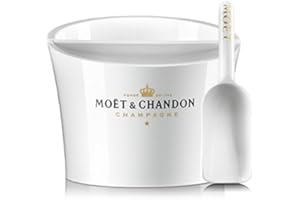 Moët & Chandon Ice Imperial seaux à glace champagne mis incl. Compartiment de rangement et seau à glace