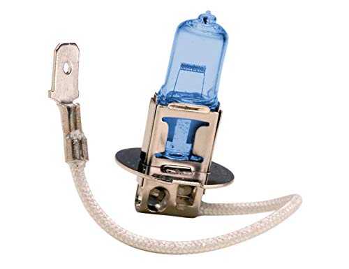Krawehl - Bombillas para faros delanteros (2 x H3 453 Metal azul HID Xenon Blanco/Azul Faro Faro Antiniebla Bombillas