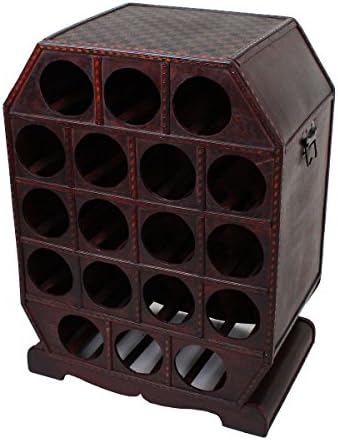 Colonial style wine rack, bottle rack, bottle rack with Handles