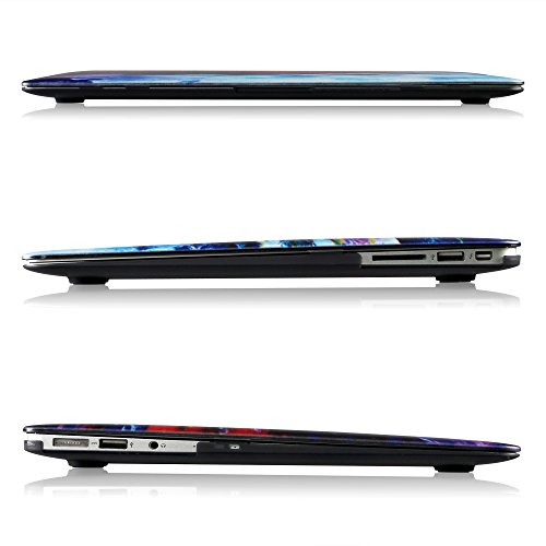 iDOO MacBook Schutzhülle / Hard Case Cover Laptop Hülle [Für MacBook Air 13 Zoll: A1369/A1466] – matt, Segeln im Morgenrot - 4