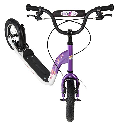 BIKESTAR® Original Safety Pro Sport Push Kick Scooter with brakes, mudguard and air tires for Kids 7 year old children girls ★ Sport Edition with Alloy Wheels 12 Inch ★ Candy Purple & Diamond White reviews BIKESTAR® Original Safety Pro Sport Push Kick Scooter with brakes, mudguard and air tires for Kids 7 year old children girls ★ Sport Edition with Alloy Wheels 12 Inch ★ Candy Purple & Diamond White