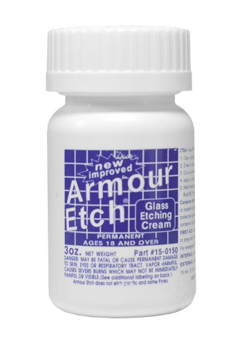 Verzierung Armour Etch Cremefarbene Glasätzung, 85g, 90 ml.