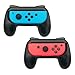 Produktbild Spiele Controller Joy-con Grip-Kits für Nintendo Switch, Webat Ergonomischer Nintendo-Schalter Grip Handle Handheld Schutzhülle für alle Nintendo Switches (2er-Pack, Schwarz)
