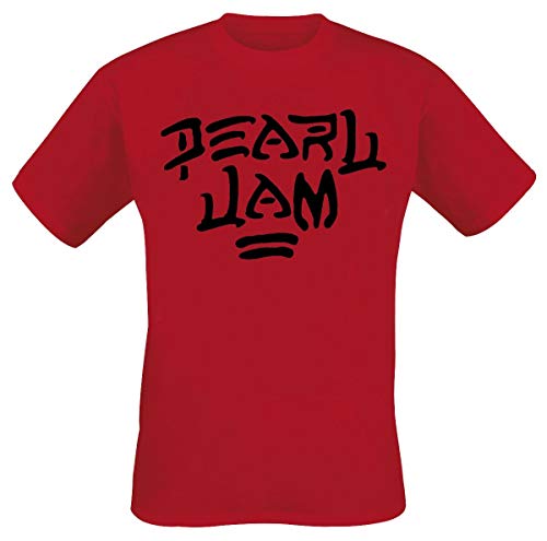 Pearl Jam Maxx Camiseta Rojo M