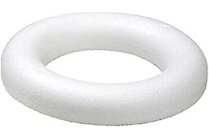 Knorrprandell 6759459 Demi-Anneau en Polystyrène 25 cm, Lot de 2 Demi-Anneaux