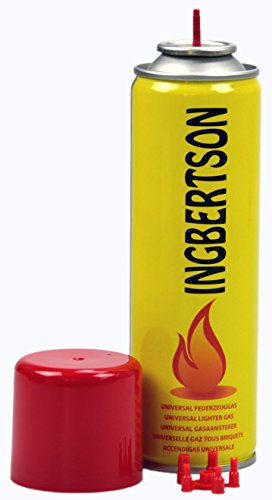 Ingbertson Feuerzeuggas 10x250ml Feuerzeugnachfüllgas Feuerzeug Gas Universal Butangas Propangas Nachfüllgas Feuerzeug - 3