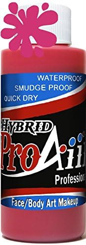 ProAiir Waterproof Hybrid Face and Body Art Paint - Hot Pink 2.1oz (60ml) Bottle