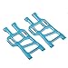 Price comparison product image Perfeclan CNC Aluminum Alloy Front Lower Suspension Arms for HSP 1:10 Off-road Model Car 94108 94111 (Blue)
