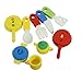 Homgaty 7Pcs Cutlery Novelty Cute Food 3D Eraser Rubber Stationery Kids Gift (Cutlery Series)