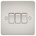 Produktbild Knightsbridge FPAV4000PL 10 A 3G 2-Way Switch with Flat Plate - Pearl by Knightsbridge