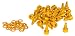 Produktbild NC-17 Pedal Pins 32 Stück M4x 8mm gold
