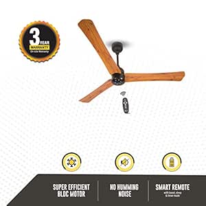 Buy Atomberg Renesa+ 1200 mm BLDC Motor with Remote 3 Blade Ceiling Fan