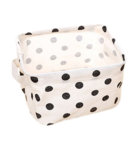 Cesta de almacenamiento fija Fablcrew Organizador para joyas cosm ticos papeler a algod n lino Point 20x 17x 12 5cm reviews Cesta de almacenamiento fija Fablcrew Organizador para joyas cosm ticos papeler a algod n lino Point 20x 17x 12 5cm