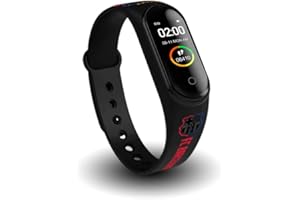 FIT & FUN Pulsera de Actividad Smart Band con Correa Licenciada @FC Barcelona - Correa Producto Licenciado @FC Barcelona