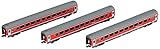 Maßstabsgetreues Modell Arnold HN4203 3-teilig Set München-Nürnberg-Express der DB AG, Epoche VI Modellbahn, Verkehrsrot