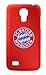 Produktbild Back Cover Samsung Galaxy FC Bayern München (Rot Logo, Galaxy S4 Mini)