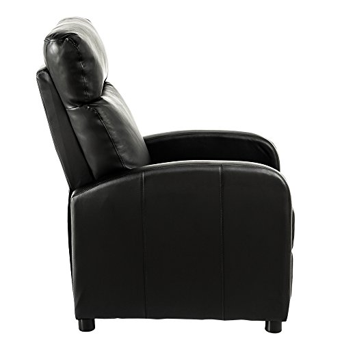 Life Carver® Ultimo Leather Recliner Living Room Armchair Sofa Chair Home Theater Seating Reclining Cinema Home Lounge