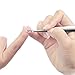 Stainless steel Cuticle Pusher Trimmer Remover Pedicure Manicure Nail Art Tool by Shoolo