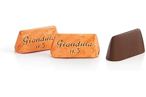 Venchi - Gianduiotto Gianduia N.º 3, 1 kg - Bombones con solo 3 ingredientes - Sin gluten - Vegano