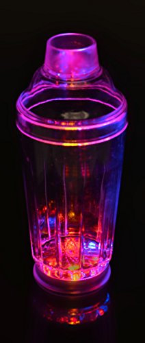 LED Cocktailshaker, Cocktail Mixer, Shaker für Cocktail multicolor bunt blinkend - 3