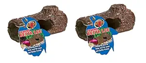 Zoo Med Laboratories AZMFA50 Sinking Ceramic Betta Log - 2 Pack