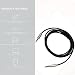 Produktbild Bowers & Wilkins P5 Replacement Cable – Audio Lead for P5 P7 headphone – High Quality Gold Plated Jacks Compatible with Apple, IOS, Android, Samsung