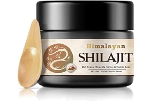 WERPOWER Shilajit-Original-Himalaya-Natural-Shilajit Resin mit Fulvicsäure Mineralien Unterstützt Ausdauer und Vitalität, 60g