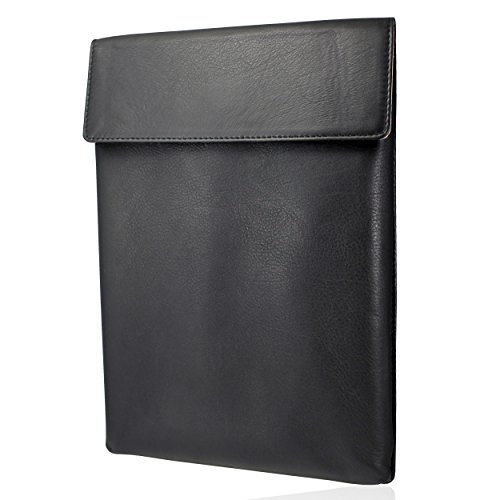 Preisvergleich Produktbild wiiuka Echt Leder Tasche Kindle Paperwhite Schwarz extra Dünn