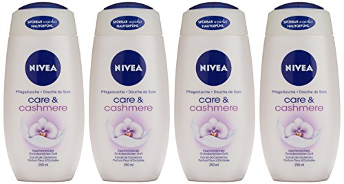 Nivea care and Cashmere Moments Creme-Öl-Dusche, Duschgel, 4er Pack (4 x 250 ml) - 2
