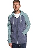 klassischer Quiksilver Herren Everyday Zip Fleece Top, Medieval Blue Stormy Sea HTH, XL
