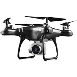 Drone HD Camera 1080P FPV Quad Copter Aerial Photographing Gravity Sensor RC Drone Altitude Hold Mobile Phone WIFI Imag 24 Mins Long Battery Life Quadcopter-Great Toy Present（Black/white)