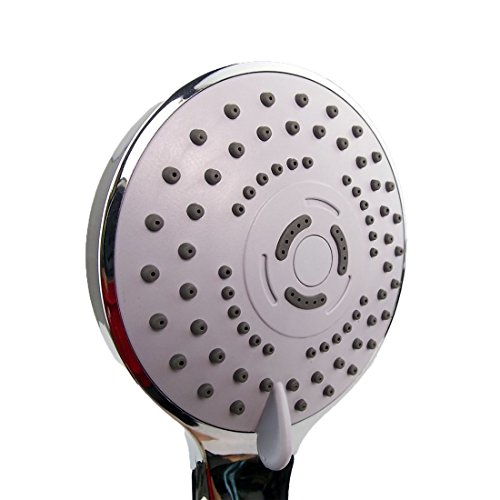 JJOnlineStore – 2 m/6.6 ft Handheld Badezimmer Dusche Kopf Flexible Schlauch Rohr chrom Set Bad Halterung 3 Modus mit Beschlägen - 2