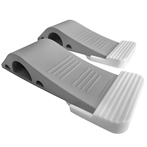 Hillvik Türstopper / Türkeile, 2 Stück, für alle Türen und Fußböden geeignet, Topqualität aus umweltfreundlichem Gummi, 100% Geld-zurück-Garantie