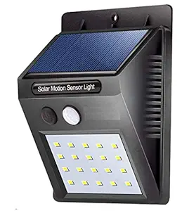 Paridhi Collections 20 LED Bright Outdoor Security Lights with Motion Sensor Solar Powered Wireless Waterproof Night Spotlight for Outdoor/Garden Wall