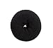 Domire Large Black Hair Donut Bun Maker Former Doughnut Shaper Ring Styling Roll Updo Styler Tool Curler 10cm