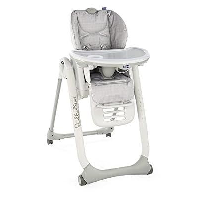 chicco chaise haute polly 2 start happy silver