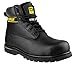 Caterpillar CAT Holton SB Unisex Leather Boots Black - 15 UK