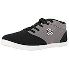Globalite Men's Crux Black Grey Canvas Shoes-9UK