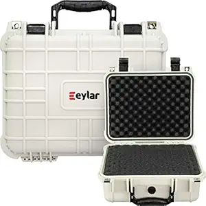 Eylar Protective Hard Camera Case Water & Shock Proof w/Foam TSA Approved 13.37 Inch 11.62 Inch 6 Inch Polar White